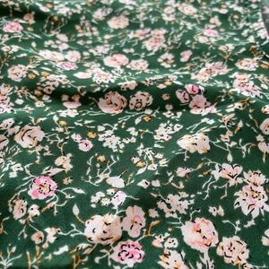 Green Floral Blouse